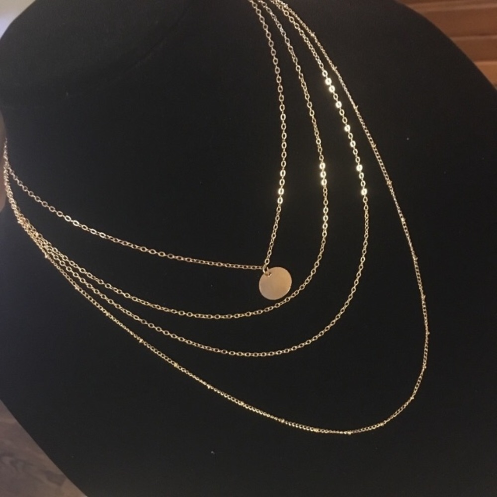 Beautiful layered bohemian necklace - Picture 3 of 5